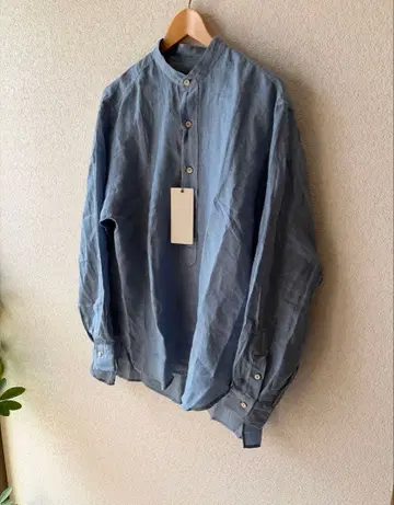 MAATEE&SONS khaki 별주 도 S LINEN PULLOVER
