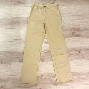 Levi's W519 여성용 코튼 치노 팬츠 베이지 W29 일본제