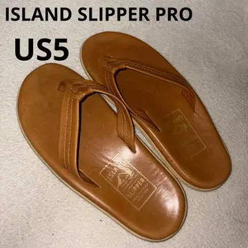 ISLAND SLIPPER PRO 가죽 아일랜드 슬리퍼 23.5
