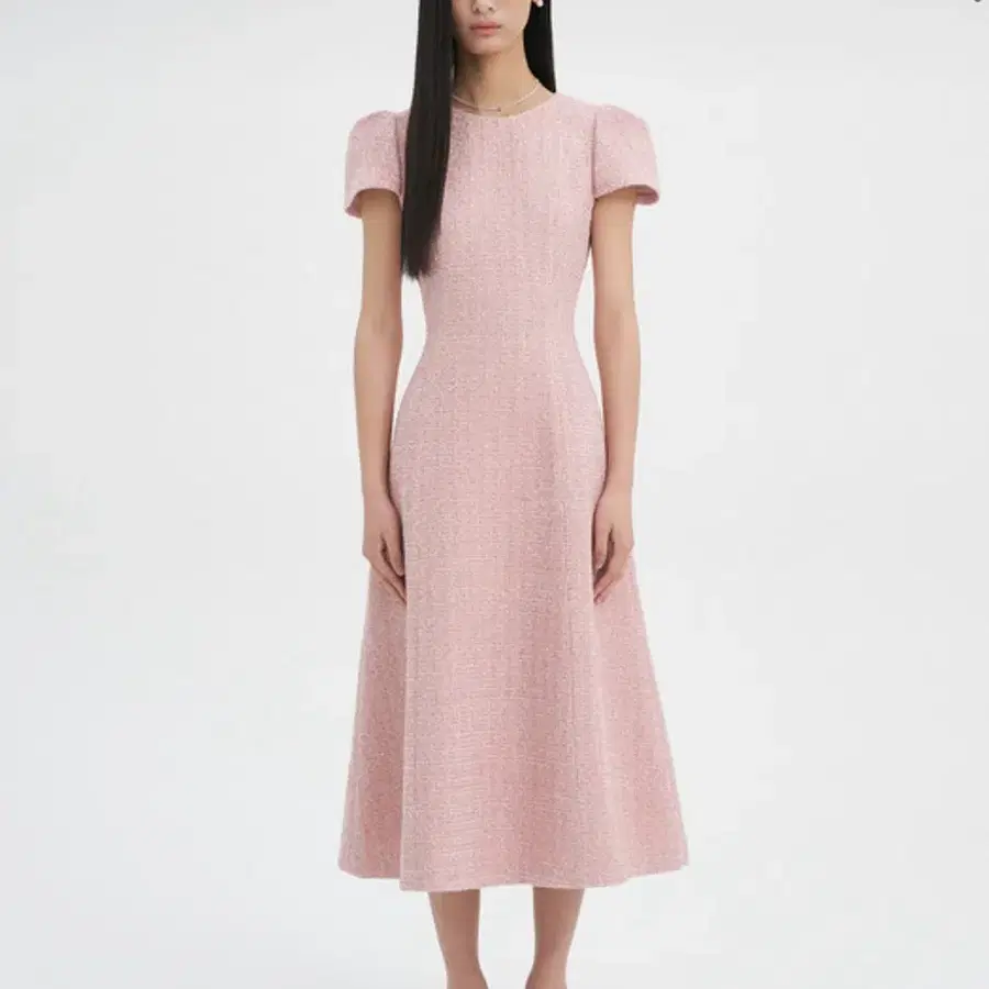 플로움 adeline tweed dress 핑크 S사이즈(거의새상품)