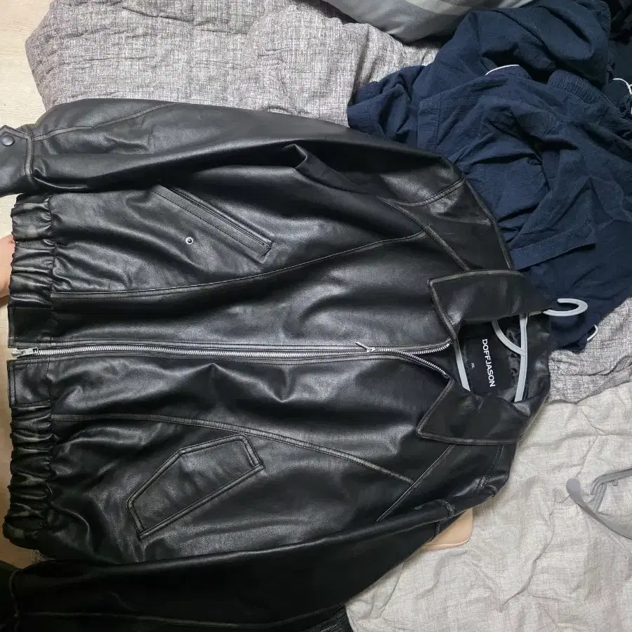 도프제이슨 가죽 자켓