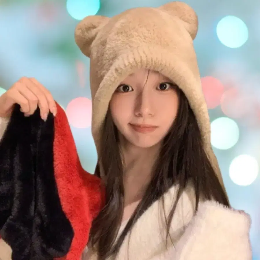 보들보들 곰돌이 모자