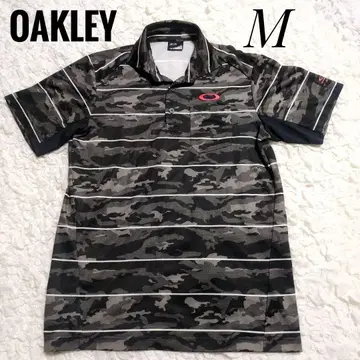 오클리 OAKLEY 반팔 피케 셔츠 카모플라쥬 카모 무늬 M