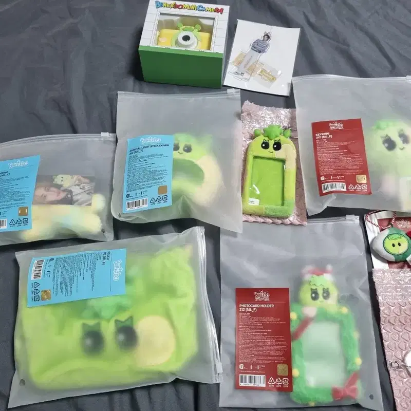 쁘넥도 312 삼한이 플러쉬키링 2기 키링 응원봉 커버 카메라 포카홀더