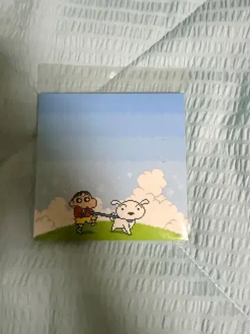 짱구는못말려 짱구와 흰둥이 픽셀아트 떡메모지
