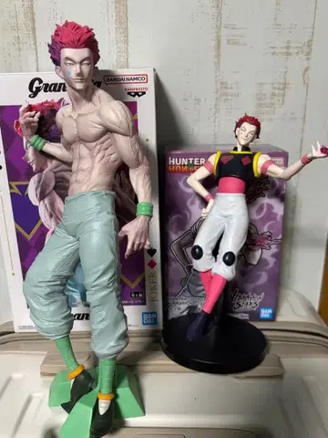 HUNTER x HUNTER 히소카 피규어 2개 세트