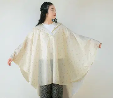 새상품 WPC 더블 레인 판초 R003 아이스크림 오프