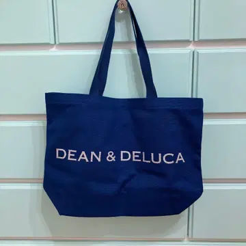 DEAN & 델루카 요코하마 소고 네이비 실버 라메 백