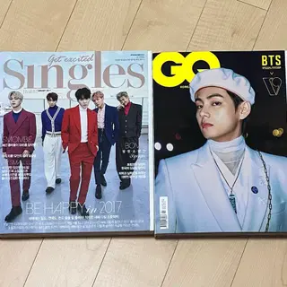 방탄소년단 GQ, Singles,W 일괄