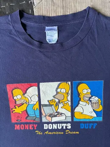 90s 00s simpsons vtg 티셔츠 심슨 FOX