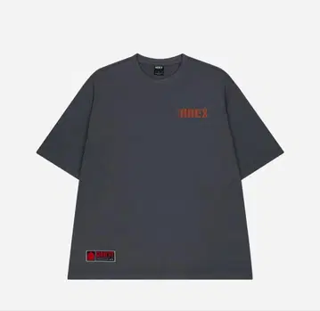 HDEX T셔츠 GIANT FIT 차콜 그레이