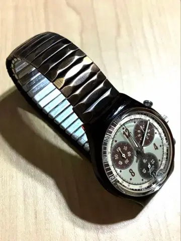 스와치 (빈티지) CHRONO SCR400 배터리 교체 완료