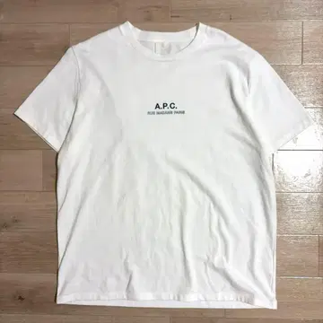 A.P.C. 아페쎄 로고T셔츠 화이트 XL APC