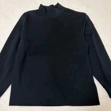 [ 새상품급 ] UNIQLO U 하이넥 긴팔 티셔츠 다크 네이비 M