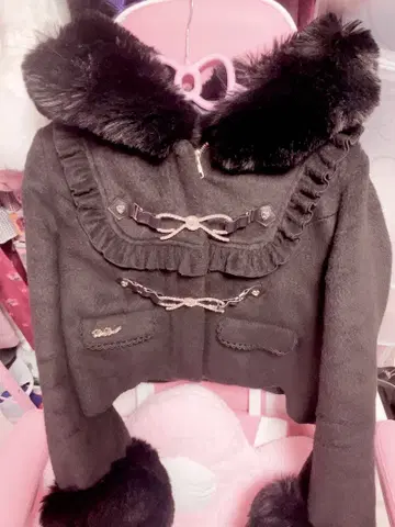 LIZ LISA 숏코트 블랙
