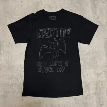 LED ZEPPELIN 레드 제플린 T셔츠 밴딩T셔츠 블랙 S