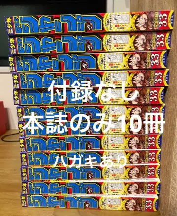 주간 소년 점프 33호 ONE PIECE 연재 29주년 카드 없음 10권