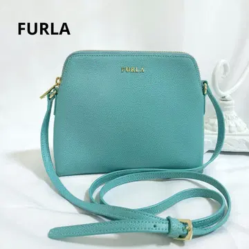 FURLA 훌라 숄더백 블루 가죽 사선 가방 브랜드