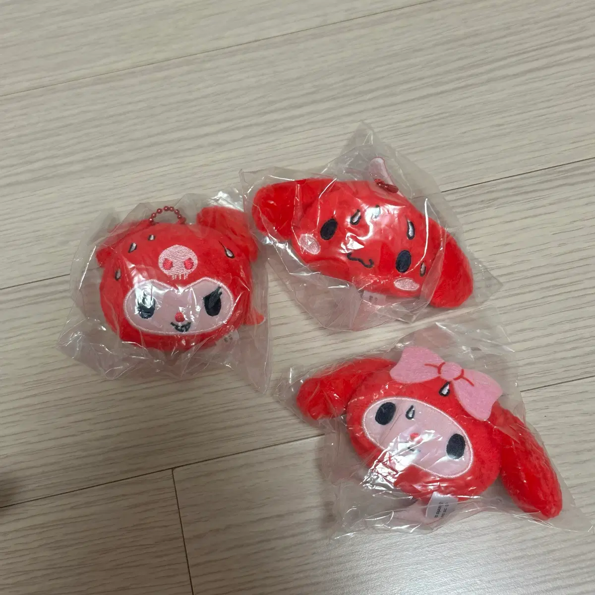 산리오 마이멜로디 인형 키링 가챠 일괄