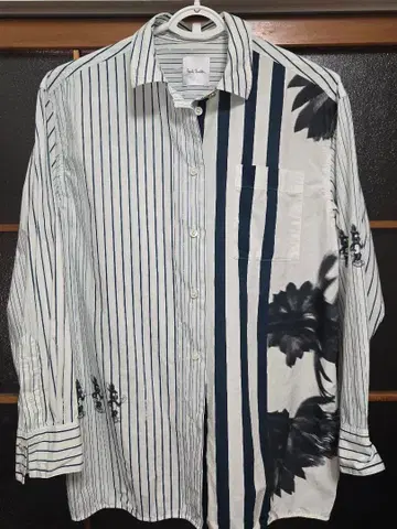 Paul Smith 긴팔 셔츠 스트라이프 꽃무늬
