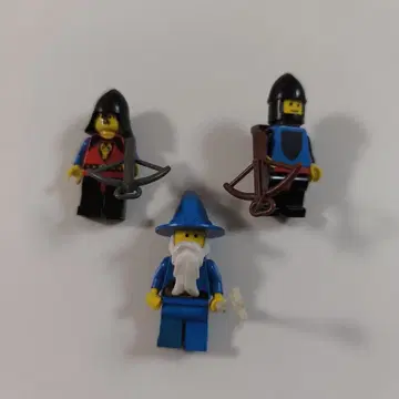 LEGO 올드 레고 성 시리즈 마법사 미니 피규어 세트 활과 화살