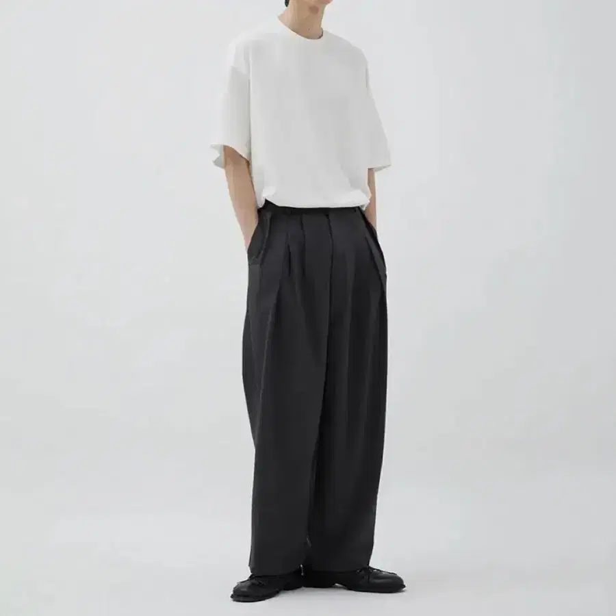 주앙옴므 MAD PLEATS WIDE TROUSERS [S]