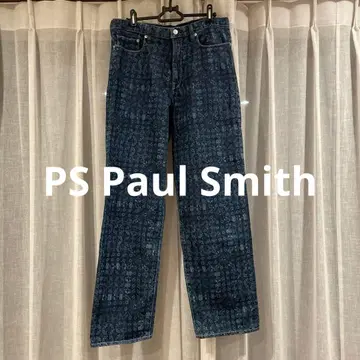 [컨디션 최상] PS Paul Smith 올 패턴 데님 팬츠 L 사이즈