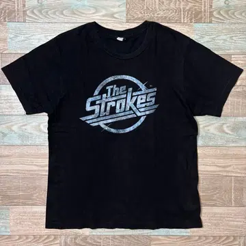 The Strokes 밴딩 티셔츠 블랙 블랙 M 상당 the