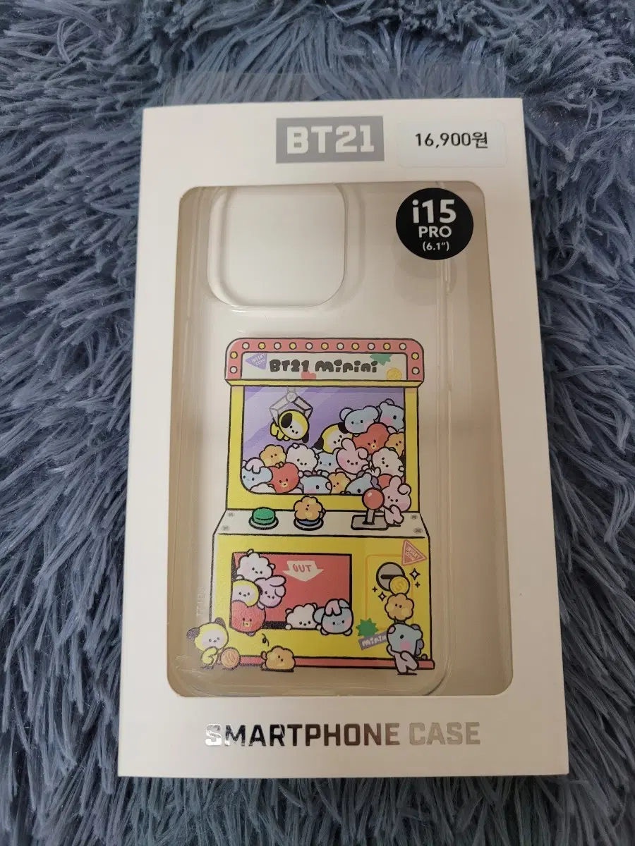 [새상품] BT21 아이폰 15 프로 미니니 투명 케이스