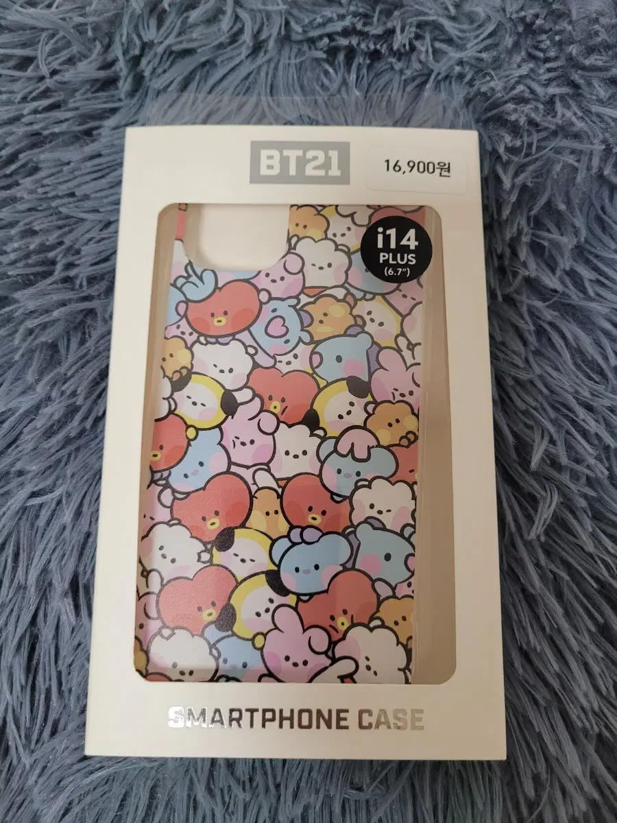[새상품] BT21 아이폰 14 플러스 미니니 투명 케이스