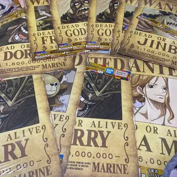 원피스 제일복권 J상 수배서 GIANT 포스터 세트 10매