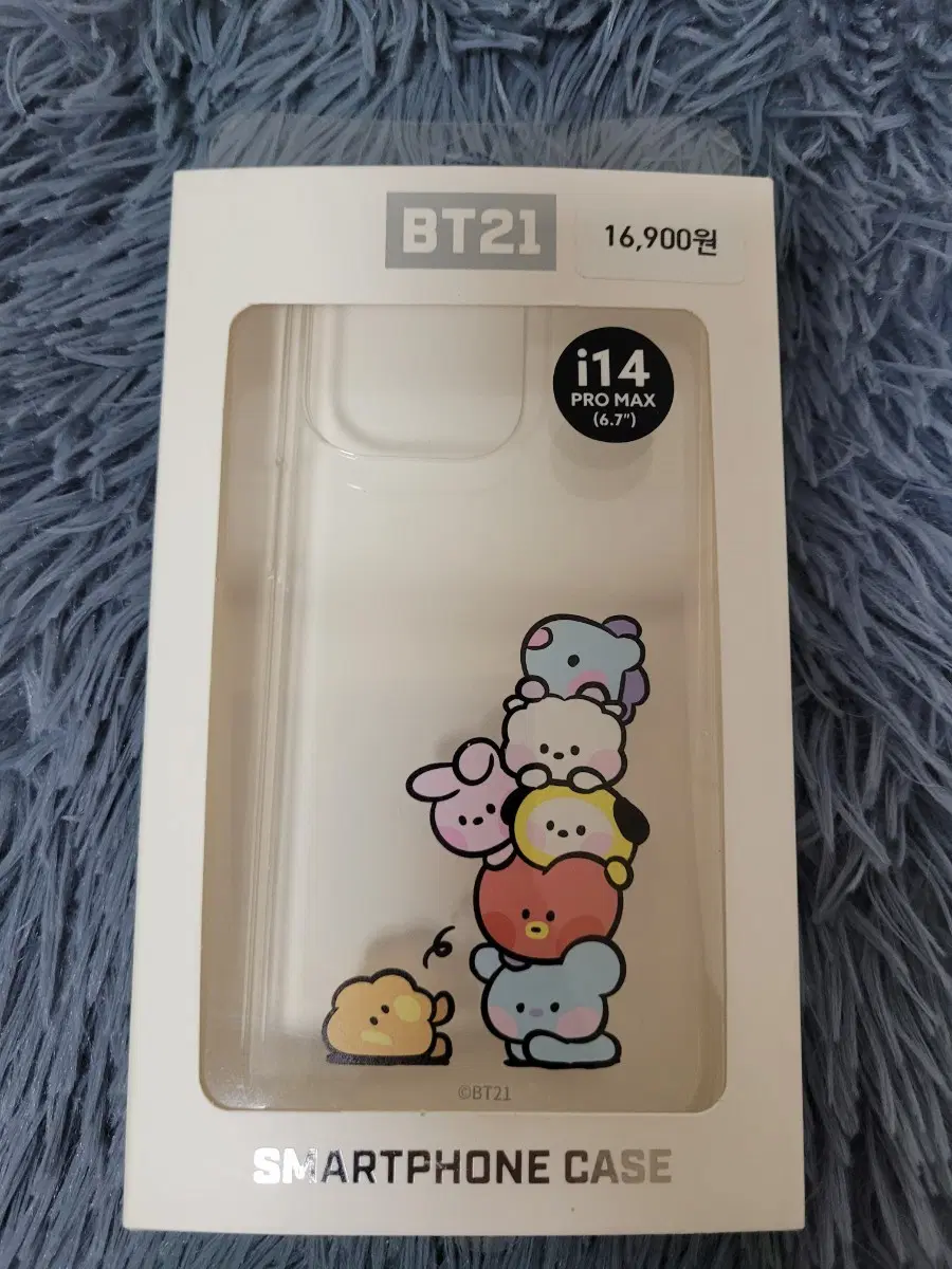 [새상품] BT21 아이폰 14 프로 맥스 미니니 투명 케이스