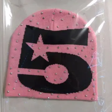 최종 가격 인하 재판매 없음 555 studs 비니 (Pink)