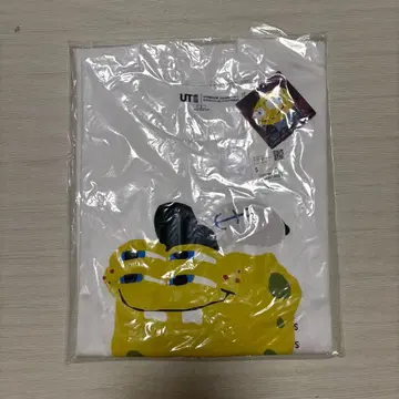UNIQLO UT 스펀지 밥 T셔츠 화이트 S