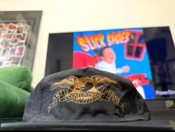 USA ANTIHERO SKATEBOARDS 스케이트보드 나일론 캡 블랙