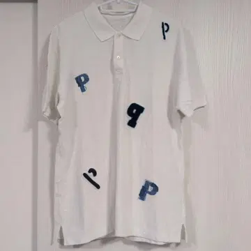 Papas 파파스 코튼 린넨 린넨 혼방 사슴 무늬 피케 셔츠 와펜