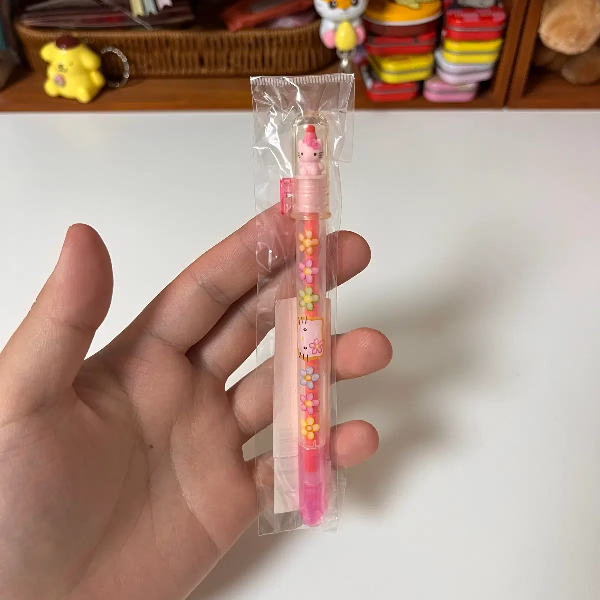 고전키티 카오하나키티 형광펜