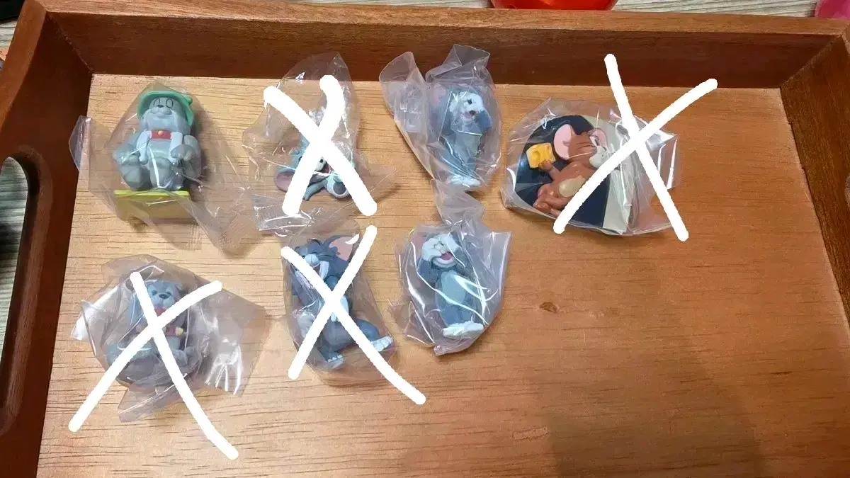톰과 제리 피규어 가챠 모음