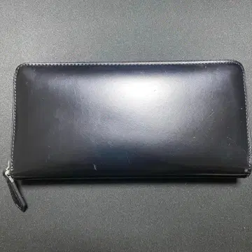 장지갑 라운드 지퍼 블랙