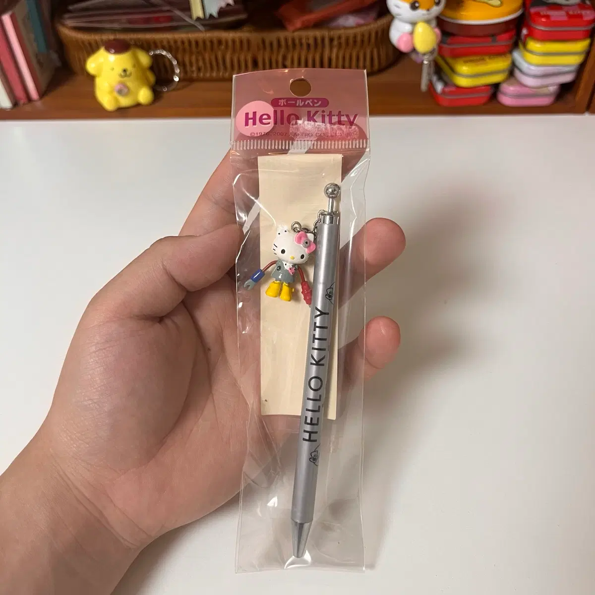고전키티 로봇 볼펜