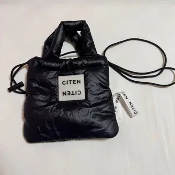 CITEN x 파미쿠라 스토어 나니와단시 콜라보 미니 토트백 블랙