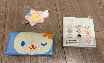 산리오 앞머리 클립 산리오 하우스 에코백 우사하나 2종 세트