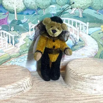 미니어처 테디베어 범블비 빈티지 비스크 인형 인형 친구