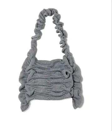 PERVERZE Wrinkle Knit Bag 실버