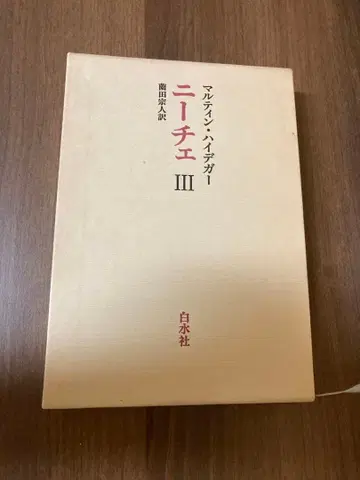 니체III 하이데거 백수사