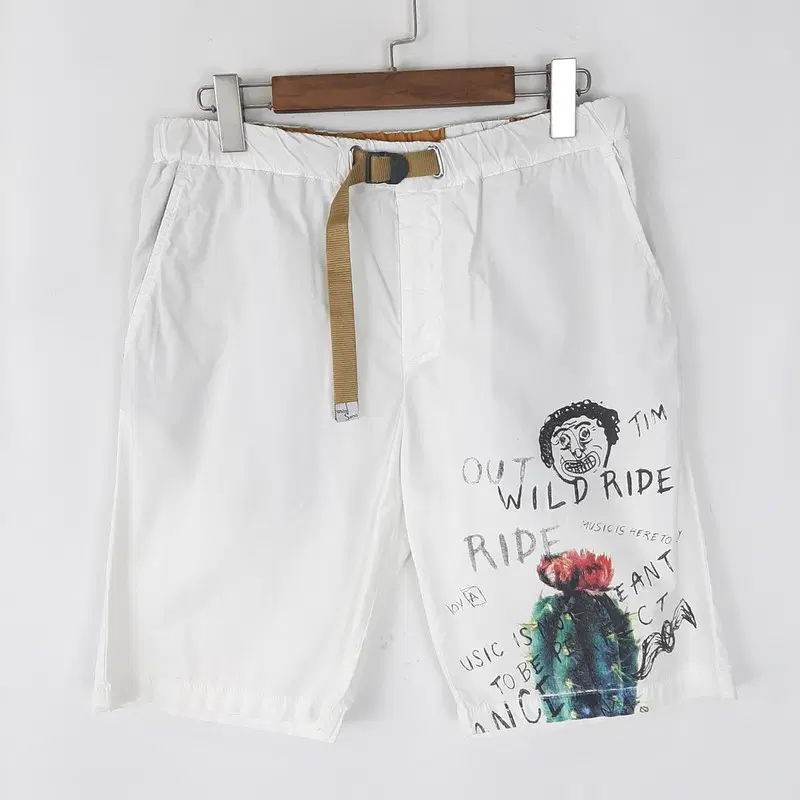 white Sand 남성 그래픽 반바지 30