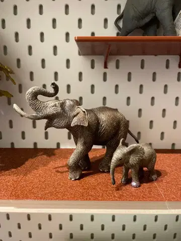 슐라이히 코끼리 Schleich 동물 피규어 2종 세트