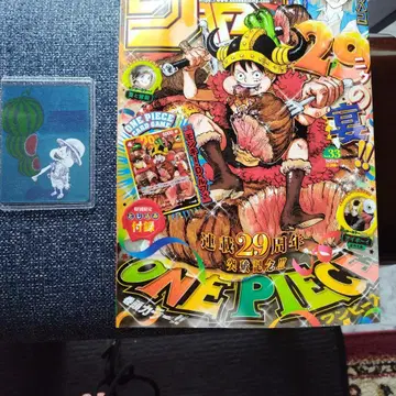 주간 소년 점프 33호 ONE PIECE 부록 카드 포함