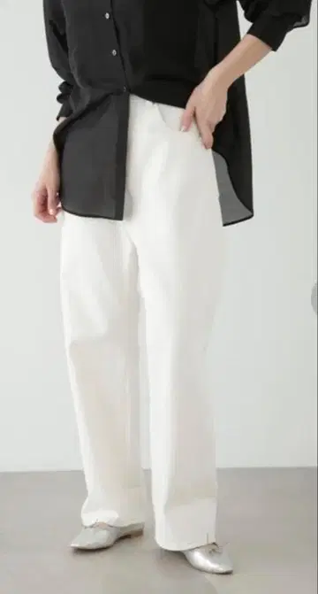 보이프렌드 데님 팬츠