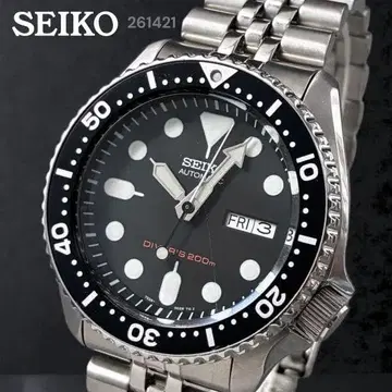 세이코 블랙보이 SKX007 7S26-0020 자동 와인딩 남성용
